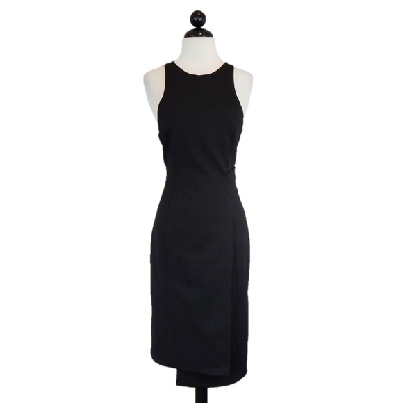 NICHOLAS Dresses & Skirts - N Nicholas Black Ponte Knit Asymmetrical Dress 4